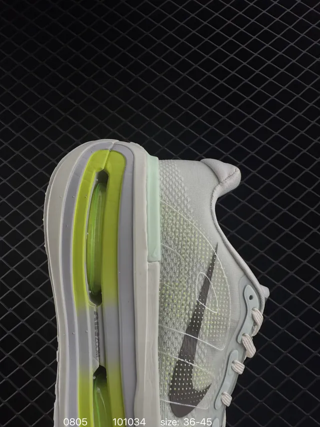 Nike Vomero Premium Gray Green Low-Top Mesh Upper Running Shoes 3