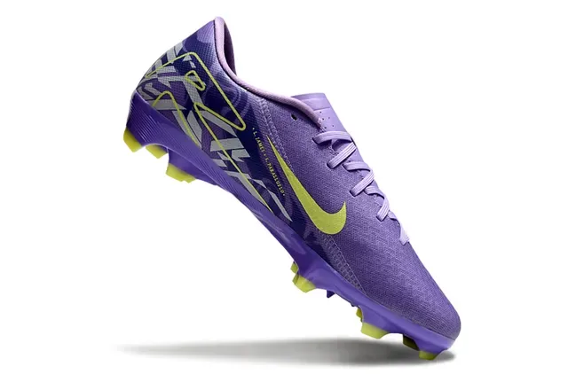 Nike Chaussures de Football Blanc Bleu Basse Synthétique Supérieure Graphique Tacheté Sol Firme 2