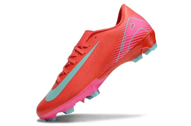 Nike Chaussures de Football Blanc Bleu Basse Synthétique Supérieure Graphique Tacheté Sol Firme 17