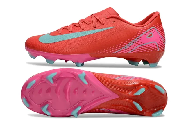 Nike Chaussures de Football Blanc Bleu Basse Synthétique Supérieure Graphique Tacheté Sol Firme 21