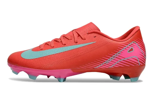 Nike Chaussures de Football Blanc Bleu Basse Synthétique Supérieure Graphique Tacheté Sol Firme 22