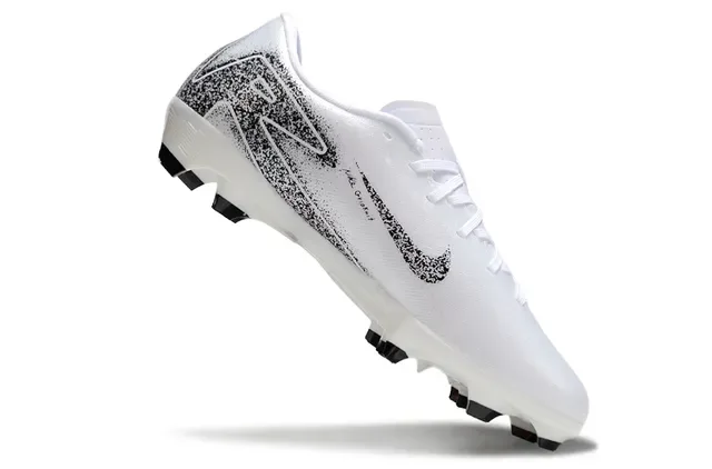 Nike Chaussures de Football Blanc Bleu Basse Synthétique Supérieure Graphique Tacheté Sol Firme 23