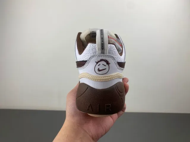 Nike Zoom 2K Blanc et Marron avec Partie Supérieure en Cage Synthétique Maillage Layered Sneakers 4