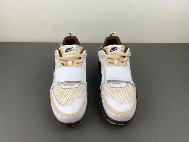Nike Zoom 2K Blanc et Marron avec Partie Supérieure en Cage Synthétique Maillage Layered Sneakers 9