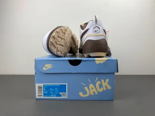 Nike Zoom 2K Blanc et Marron avec Partie Supérieure en Cage Synthétique Maillage Layered Sneakers 14