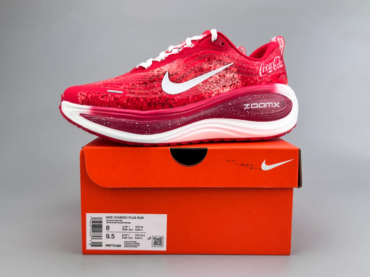 Nike ZoomX Invincible Run Coca-Cola Red Running Shoes 4