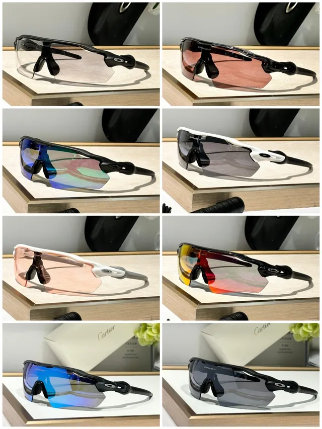 Oakley Radar কালো ধূসর র‍্যাপআরাউন্ড শিল্ড ভেন্টেড ব্রো বার সানগ্লাস 2