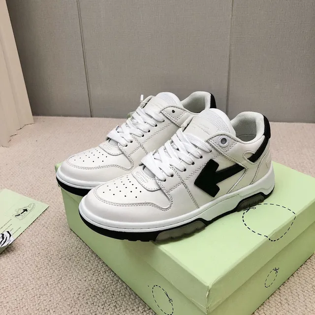 Off-White Arrow Black Baskets de Style de Vie à Encolure Basse avec Orteil Perforé 6