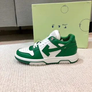 Off-White Arrow Green and White Lifestyle Sneakers
