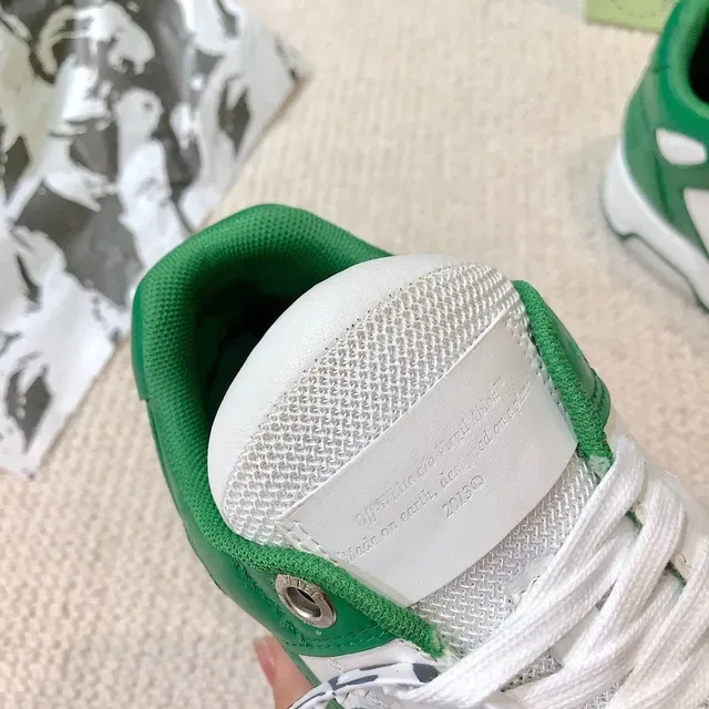 Off-White Arrow সবুজ এবং সাদা লাইফস্টাইল স্নিকার্স 6