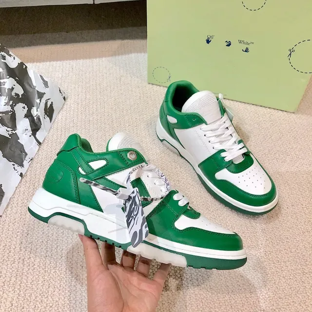 Off-White Arrow সবুজ এবং সাদা লাইফস্টাইল স্নিকার্স 9