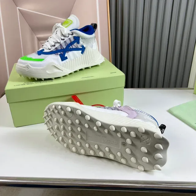 Off-White Tênis Chunky Sola Azul Logo Flecha Diagonal 2