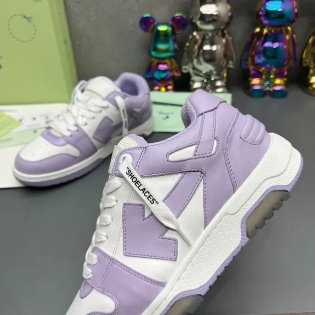 Off-White 紫色低帮镶嵌构造生活方式运动鞋 5