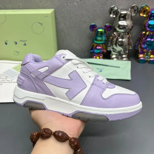 Off-White 紫色低帮镶嵌构造生活方式运动鞋 7