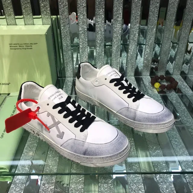 Off-White The Ten 做旧白色箭头标志生活方式运动鞋 8