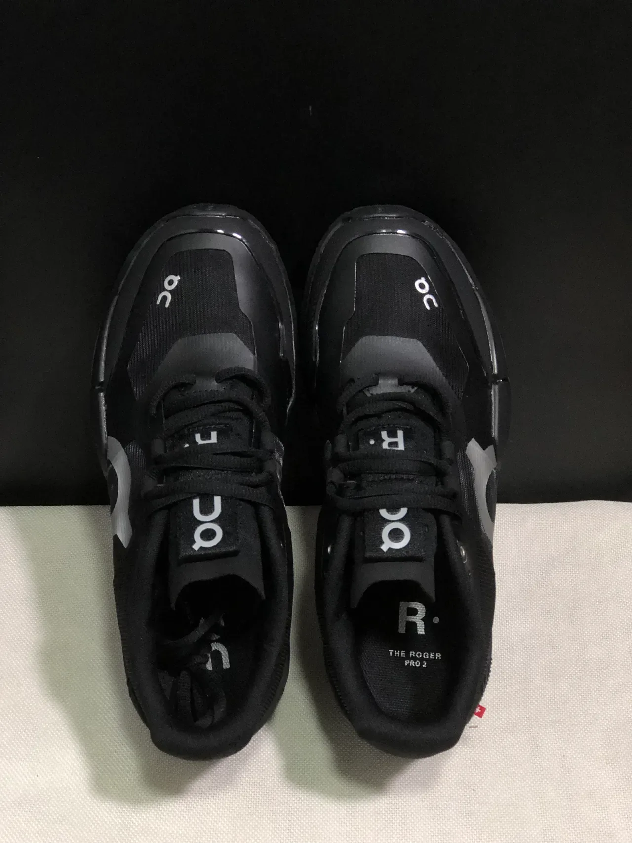 On THE ROGER Pro2 All Black Lifestyle Sneakers 4