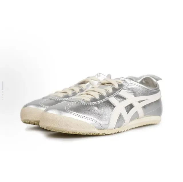Onitsuka Tiger Mexico 66 Metallic Silver sneakers lifestyle 2