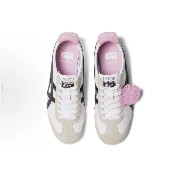 Onitsuka Tiger Mexico 66 chaussures lifestyle blanc noir rose 4