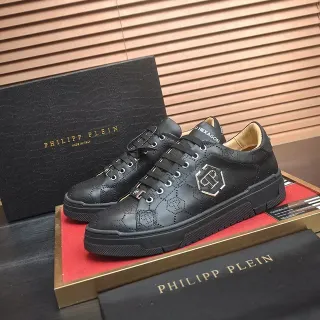 Philipp Plein Hexagon Perforated Black लाइफस्टाइल स्नीकर