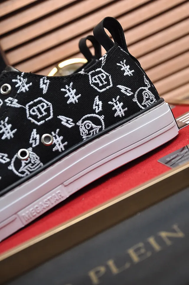 Philipp Plein tênis de lona impressa low top lifestyle 2