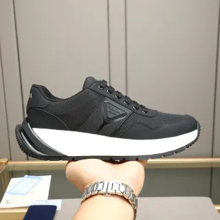 Prada Cloudbust Black and White Chunky Sneakers