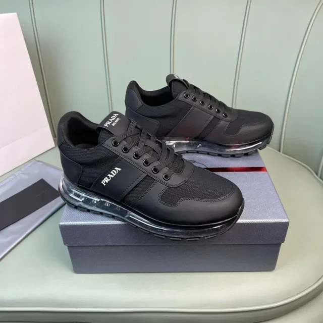 Prada Cloudbust Black Mesh and Synthetic Lifestyle Sneakers 7