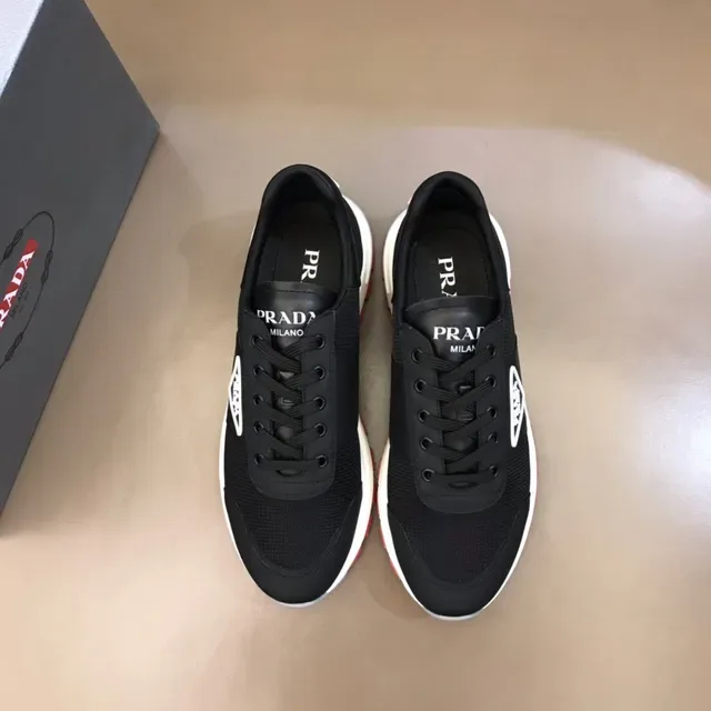 Prada Cloudbust Black White Red Lifestyle Sneakers 9