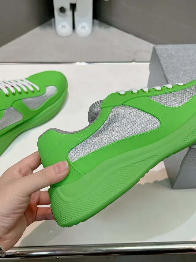 Prada Cloudbust Lime Green Lifestyle Sneakers 8