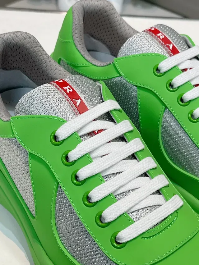 Prada Cloudbust Lime Green Lifestyle Sneakers 9