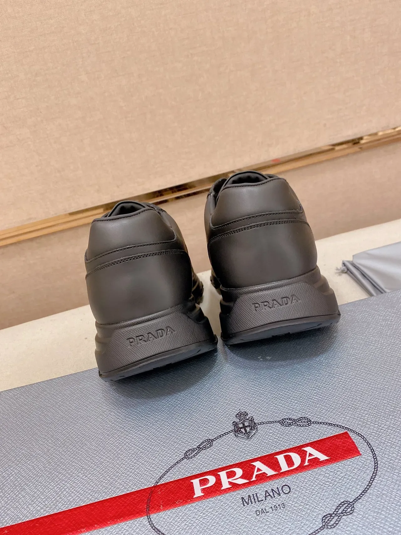 Prada Cloudbust Monochrome Black Lifestyle Sneakers 3