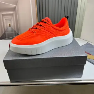 Prada Cloudbust Zapatillas Lifestyle Naranja Malla Perforada