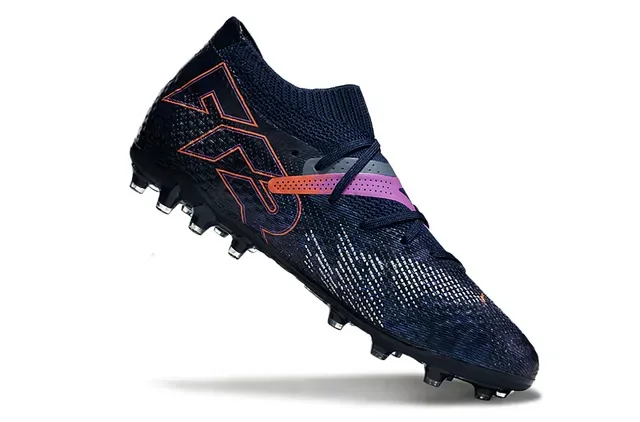 Puma Future Z Navy Pink Knit Upper Gradiente Iridiscente Firm-Ground Sapatos de Futebol 2