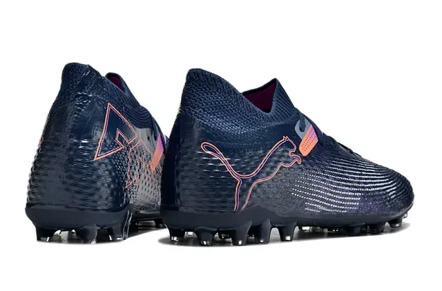 Puma Future Z Navy Pink Knit Upper Gradiente Iridiscente Firm-Ground Sapatos de Futebol 5