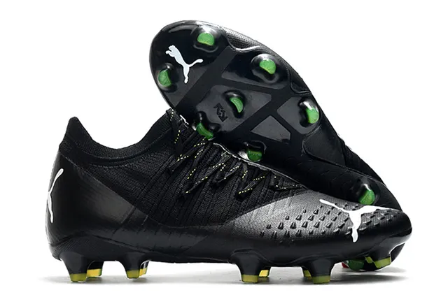 Puma Future Z কমলা সোনালি ক্রিটেড আপার অ্যাসিমেট্রিক্যাল লেসিং দৃঢ় মাটি ফুটবল জুতা 5