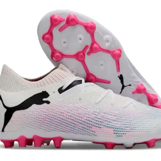 Puma Future Z 白色粉色渐变草地足球鞋