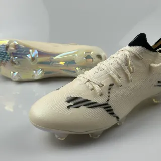 Puma Ultra Nitro Elite Off-White Iridescent Firm-Ground Soccer Shoes