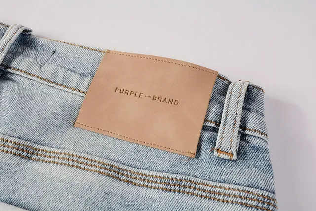 Purple Brand 浅洗破损修身牛仔裤 4