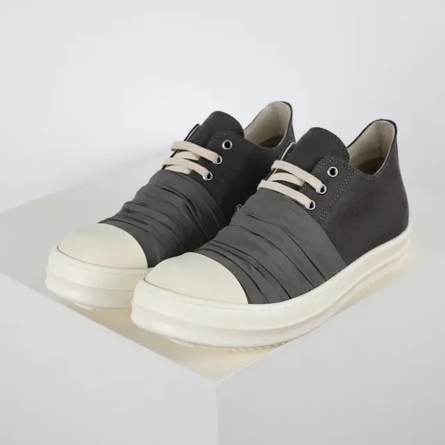 Rick Owens DRKSHDW 褶皱平台生活方式运动鞋 2