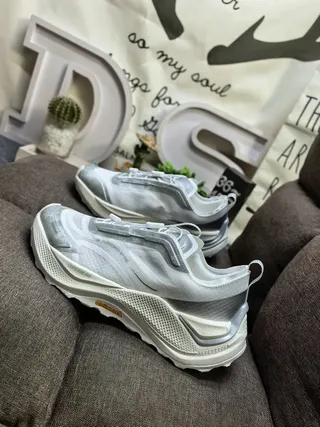 Salomon Plata Blanca Malla Multicapa Y Superior Sintético TPU Cage Overlay Zapatillas Chunky 7
