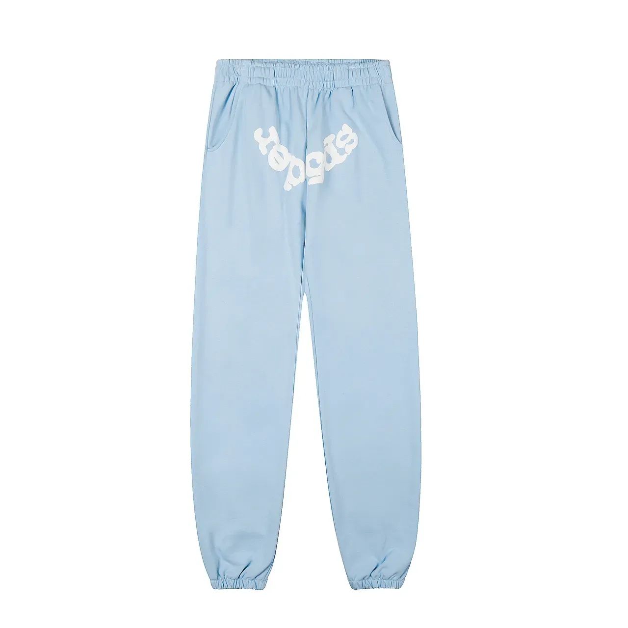 Sp5der Spiderweb Graphic Light Blue Tracksuit 4