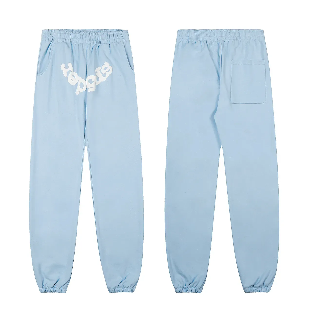 Sp5der Spiderweb Graphic Light Blue Tracksuit 7