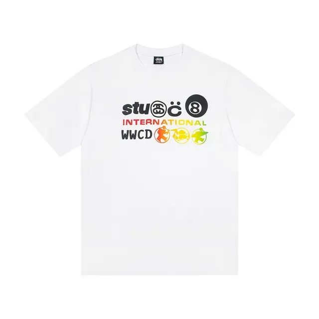 T-shirt graphique Stussy 8-Ball International WWCD 2