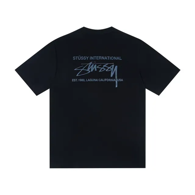 Stussy International Stock Logo ग्राफिक टी-शर्ट 5