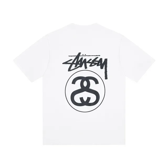 Stussy Stock Logo图案T恤 4