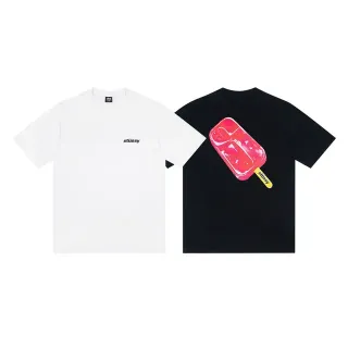 Stussy Stock Logo पॉप्सिकिल ग्राफिक टी-शर्ट