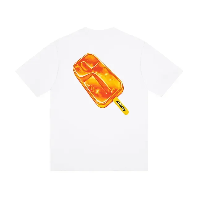 T-shirt Stussy Stock Logo motif sucette glacée 2