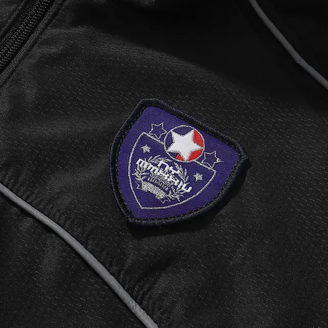 Supreme Noir Blanc Quarter-Zip Reflective Piping Windbreaker 7