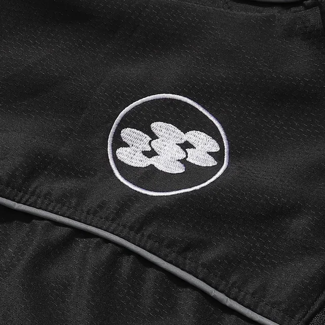 Supreme Noir Blanc Quarter-Zip Reflective Piping Windbreaker 8