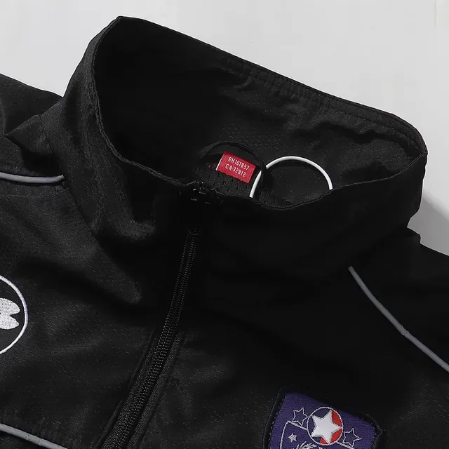 Supreme Noir Blanc Quarter-Zip Reflective Piping Windbreaker 9