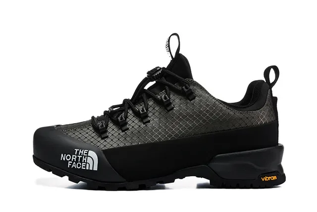The North Face White Black Low-Cut Hiking Boot Grid-Mesh Upper Sneakers 12